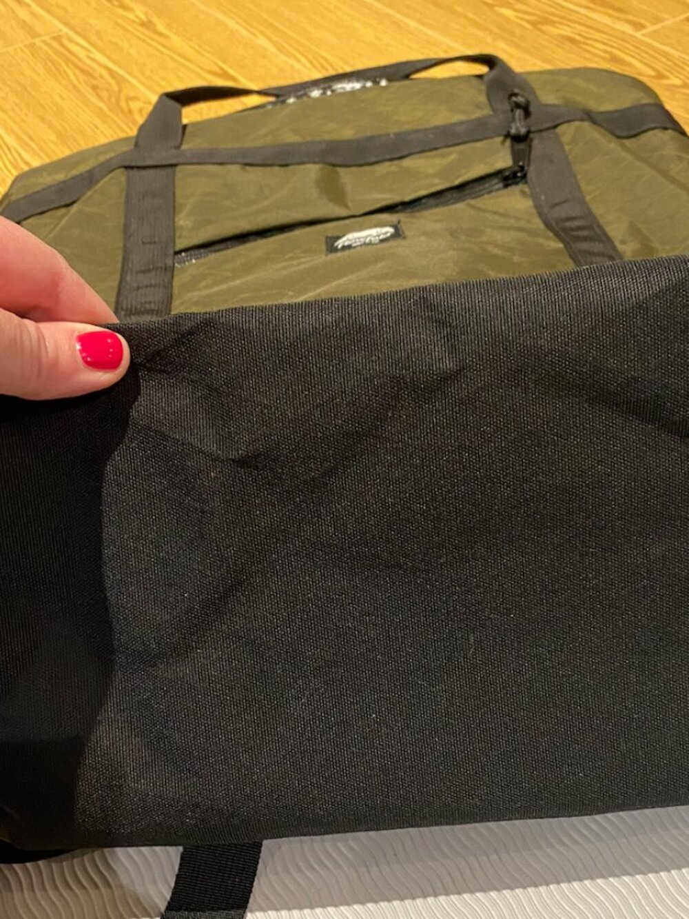 Flowfold Backpack: Olive Green and Black NEVER USED! - Picture 12 of 12